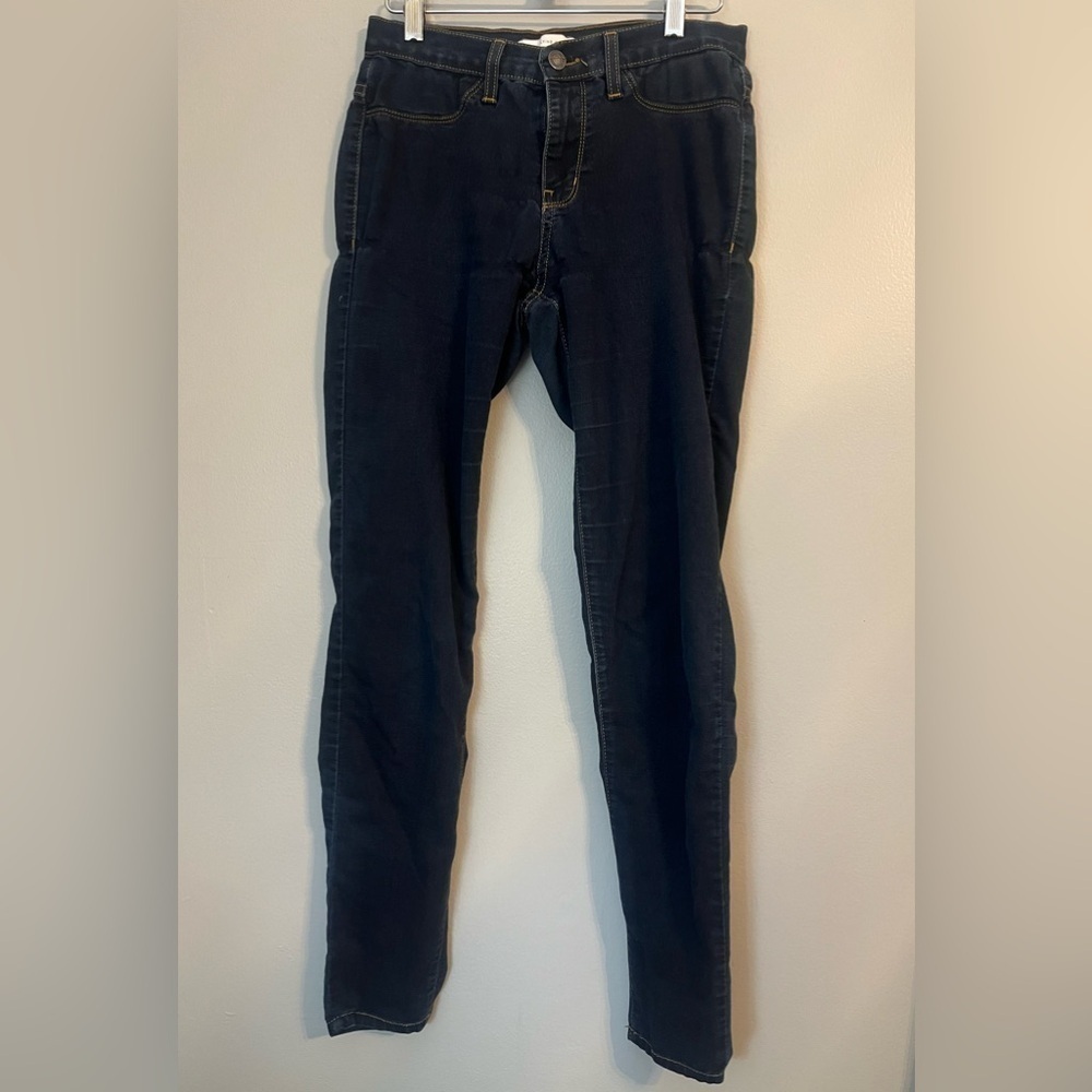 Flying Monkey Women's Mid-Rise Dark Wash Skinny Jegging Size 28